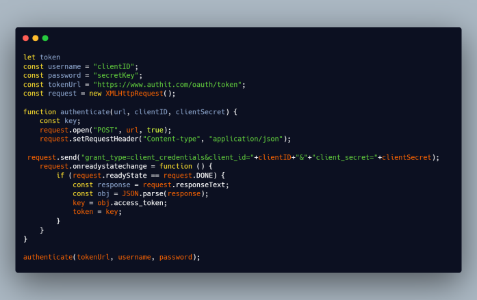 Code Sample